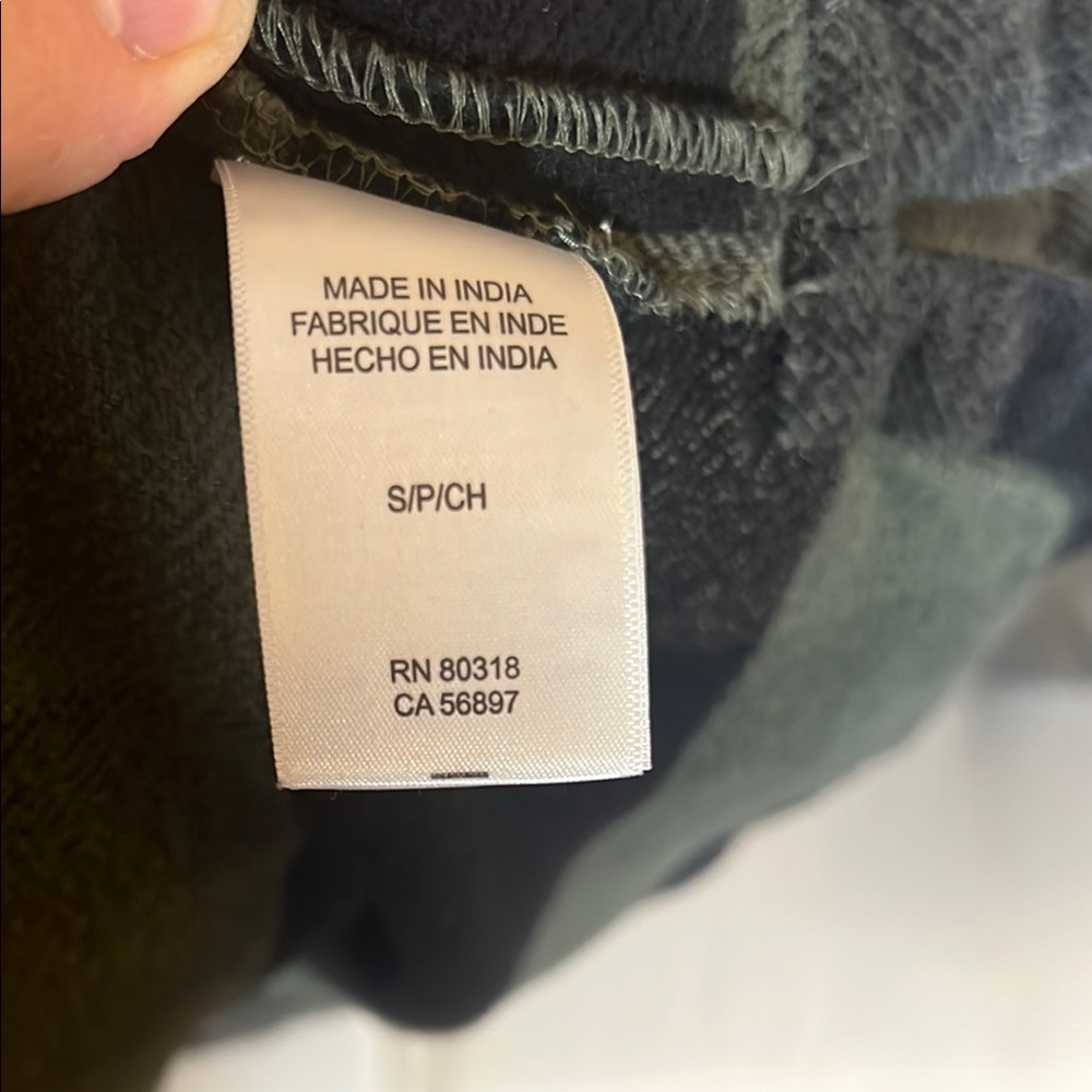 Lucky Brand Men’s Green & Black Flannel Shirt Jacket with Pockets Size Small - Picture 6 of 7